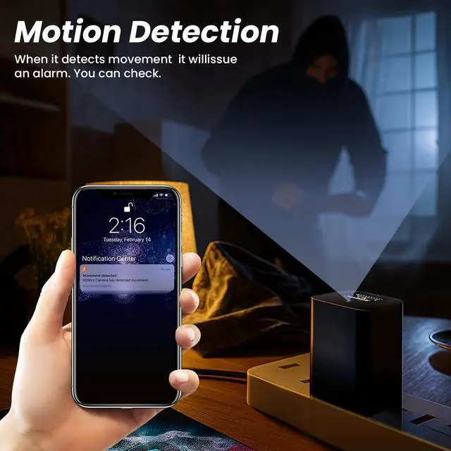 Alt view image 11 of 12 - Hidden Camera 1080P WiFi USB Charger Camera Spy Cam - Nanny Cam with Night Vision & Motion Detection, Wireless Small Indoor Security Camera for Home/Baby/Pet/Nanny with App Live Feed