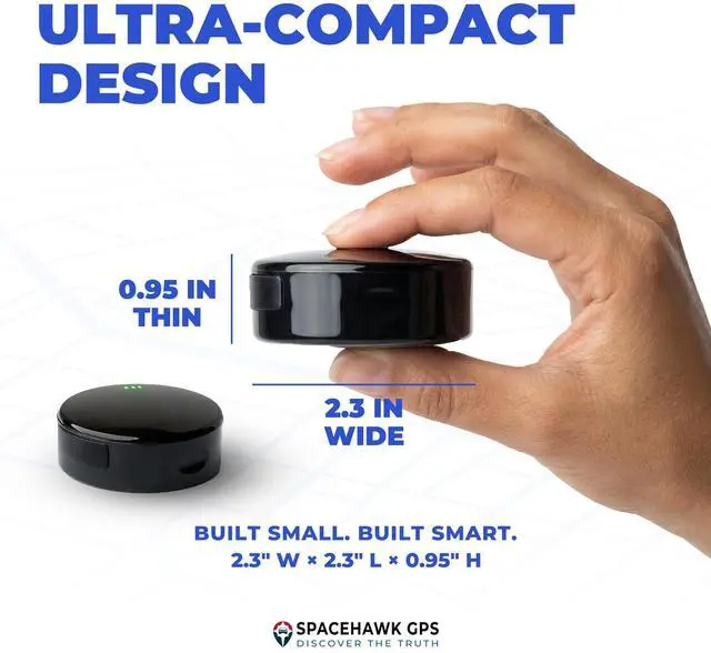 Alt view image 9 of 14 - Tracker - Real-Time Mini GPS System. Hidden GPS Tracking Device for Cars, Trucks, Trailers, Assets & Fleet Vehicles. Waterproof Portable GPS Tracker with Magnet & Long Battery.