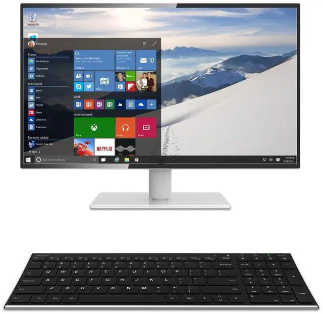 Alt view image 14 of 14 - USB Wireless Keyboard Stainless Steel Ultra Slim Keyboard with Numeric Keypad for Computer/PC/Laptop and Windows 11/10/8 Rechargeable Battery
