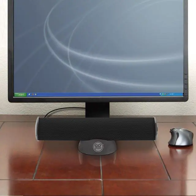 Alt view image 14 of 14 - SonaVERSE USB Speakers for Laptop Computer - USB Powered Mini Sound Bar with Clip-On Portable External Speaker Design for Monitor, One Cable for Digital Audio Input and Power (Black)