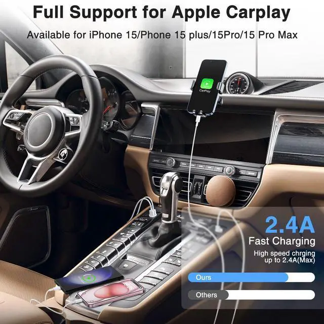 Alt view image 10 of 14 - 3 Pack Car Carplay Cable for iPhone 16 15 Pro Max 15 Plus,3FT USB to USB C Cable for Car Charger Adapter, Carplay USB C Cord Accessories Charging for iPad 10th Gen/iPad Pro Air 5th-White