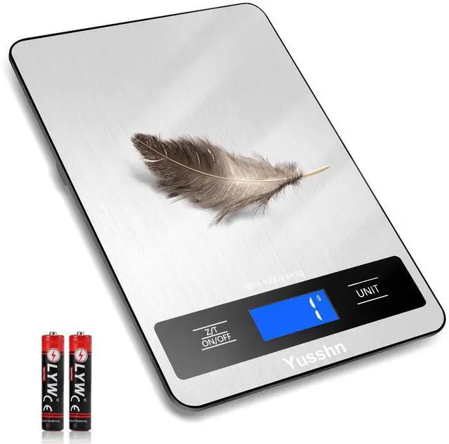 Main image of Food Scale, 11lb Kitchen Scale with 0.05oz/1g Precision, 6 Units Tare Function & LCD Display, Stainless Steel Digital Scale for Baking, Cooking, Meal Prep - Kitchen Gadgets & Gifts, Home Essentials