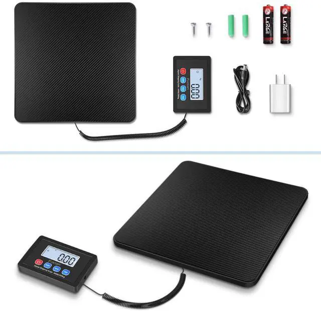 Alt view image 13 of 14 - Shipping Scale, 440LB x 10g High Accuracy Postal Scale, Hold/Tare Function, Digital Shipping Postal Scale for Packages, Postage, Luggage, Mailing, Battery & AC Adapter Included