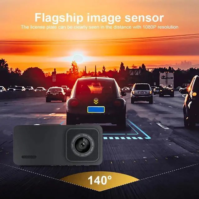 Alt view image 13 of 14 - 2K Dash Camera Front and Inside Dash Cam for Car Security 1080P Video Recorder with Audio Plug and Play, WDR, Night Vision, G-Sensor Auto Lock, 2 Inch Screen Vehicle Security