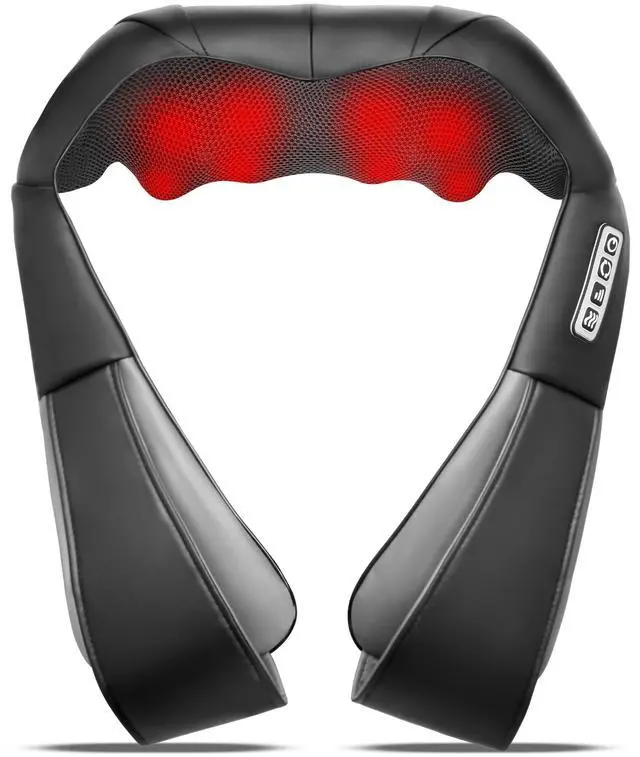 Alt view image 8 of 11 - Shiatsu Neck and Back Massager with Heat, Electric Deep Tissue Kneading Neck and Shoulder Massage, Best Gifts for Women Men Mom Dad Mothers Fathers Day Birthday Gift, Black Grey (NOT Cordless)