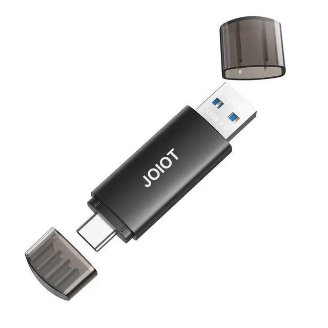Alt view image 7 of 12 - 128GB USB C Flash Drive Dual USB 3.0 Flash Drive Type C + USB A Portable Type-C Flash Drive 2-in-1 USB-C Thumb Drive for Smartphone Tablet Computer Mac iPhone 15 Black