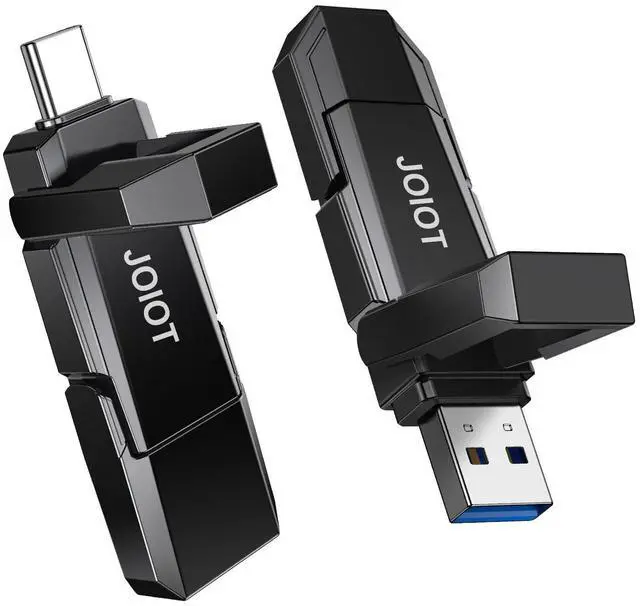Alt view image 7 of 12 - USB C Flash Drive 128GB Up to 450MB/s Dual Type-C & USB-A USB 3.2 Solid State Drive USB-C Thumb Drive Compatible with iPhone 15/16 Series Smartphone Tablet Laptop Car Smart TV Game Console