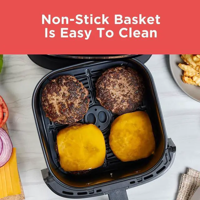 Alt view image 13 of 14 - Purifry 6QT Air Fryer, Crispy Deep Fried Taste without the Fat, Plus Bake, Dehydrate, and Keep Food Warm, Digital Touchscreen and Auto Shut-Off