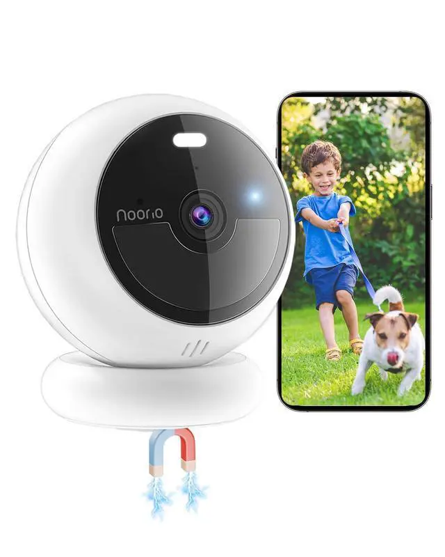 Alt view image 8 of 14 - Security Cameras Wireless Outdoor Magnetic, 1080P Battery Powered Indoor Cameras for Home Security, Smart Motion Detection Outdoor Pet Dog Camera, Free Local Storage MagCam, 2.4G WiFi, B200S