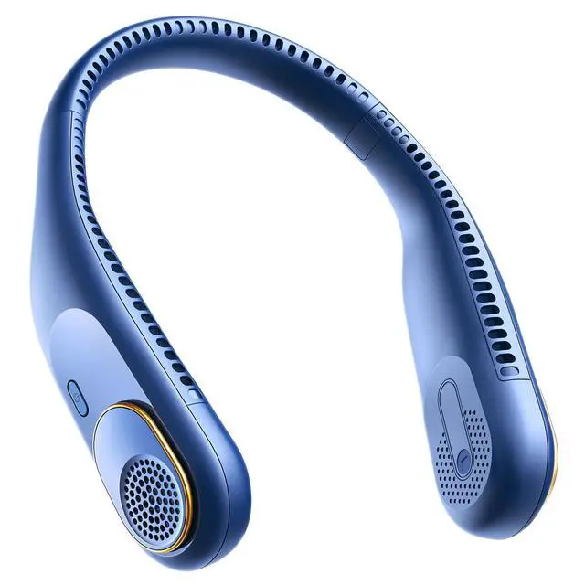 Alt view image 8 of 14 - Portable Neck Fan 360° Cooling Bladeless Personal Fan | No Hair Twisting - 4000mAh USB Rechargeable Wearable Fan for Travel, Birthday Gifts for Men, Women, Mom, and Dad