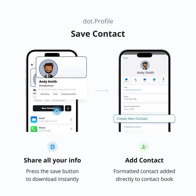 Alt view image 9 of 12 - . Card - Digital Business Card - Tap Compatible with iPhone & Android (Black)