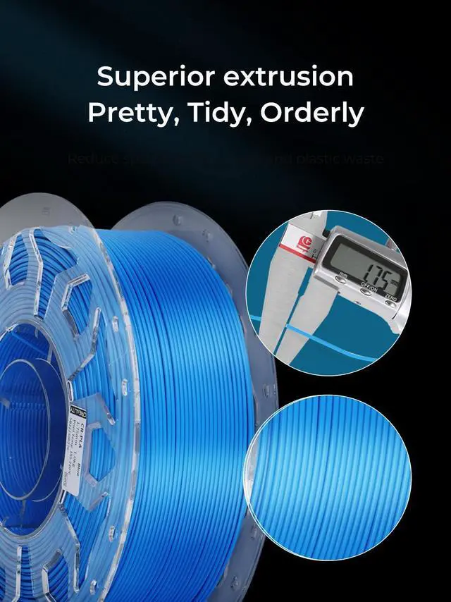 Alt view image 12 of 14 - 2 kg Black & White PLA 1.75mm Filament, 3D Printer Filament Bundle, 1.0kg (2.2lbs) Spool, Enhanced Toughness No Warp, Accuracy ±0.03mm Printing Filament, for 3D Printers