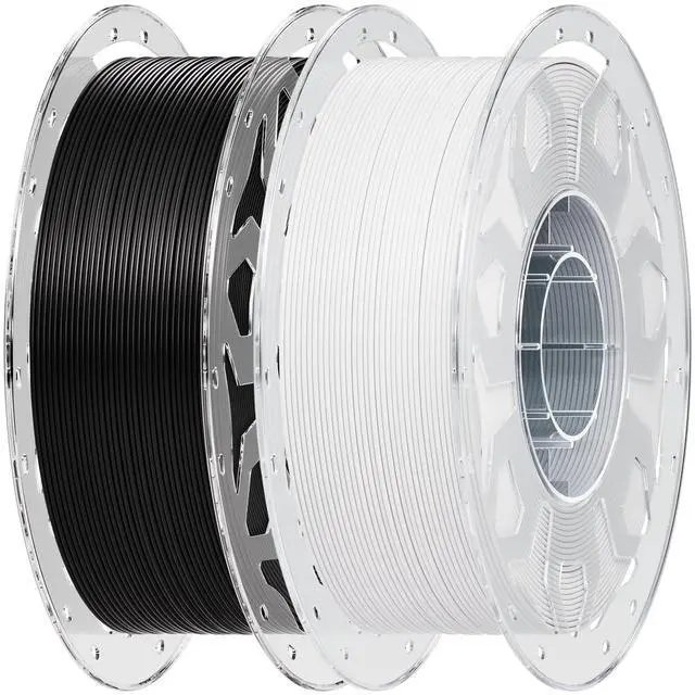 Alt view image 8 of 14 - 2 kg Black & White PLA 1.75mm Filament, 3D Printer Filament Bundle, 1.0kg (2.2lbs) Spool, Enhanced Toughness No Warp, Accuracy ±0.03mm Printing Filament, for 3D Printers