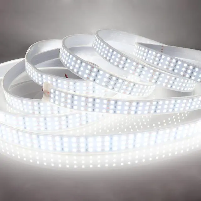 Alt view image 7 of 12 - 16.4Ft Super Bright Triple Row LED Strip Lights, Daylight White 6000K DC12V 1800LEDs Dimmable Flexible Truck LED Tape Lights, Outdoor Waterproof IP67 Wheel Light Strips