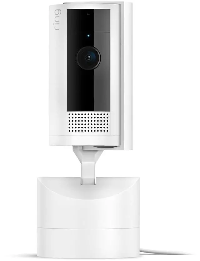 Alt view image 7 of 12 - Pan-Tilt Indoor Cam (newest model), See all around your home or business with 360° pan coverage, HD video, plus Two-Way Talk, White