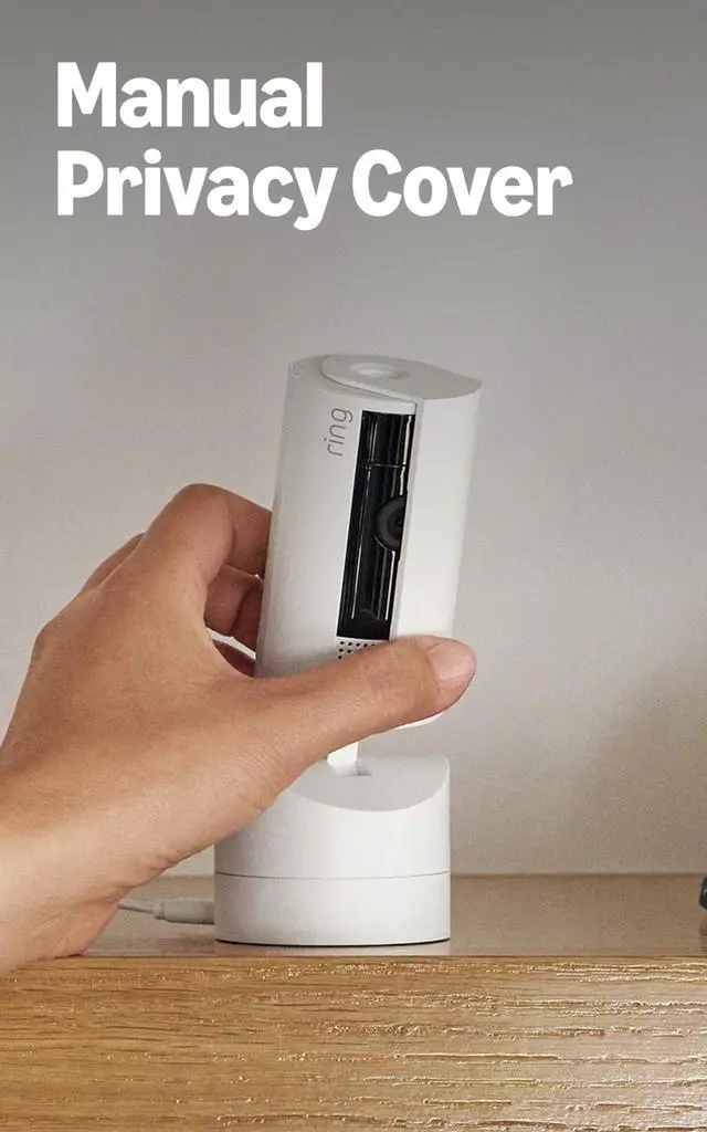 Alt view image 10 of 12 - Pan-Tilt Indoor Cam (newest model), See all around your home or business with 360° pan coverage, HD video, plus Two-Way Talk, White