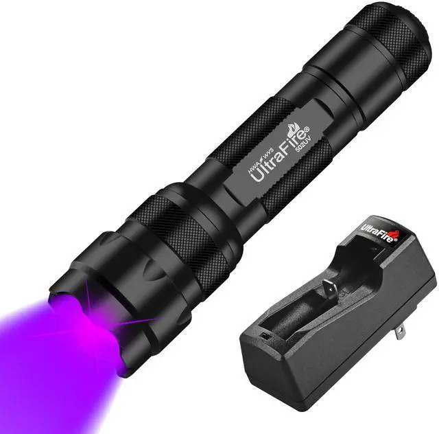 Alt view image 8 of 14 - UV Flashlight 395-405 nm Led Blacklight for Curing UV Glue, Leak Detector, Pet Urine Stain