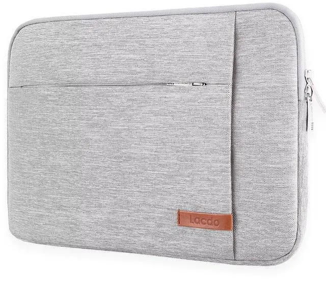 Alt view image 8 of 14 - 13 inch Laptop Sleeve Case for 13 inch MacBook Air M5 A3449 (2026), M4 A3240 2025, M3 A3113, M2 A2681, M1 A2337 | 13" MacBook Neo A18 Pro A3404 (2026) | iPad Air/Pro 13 M5 Computer Bag, Gray