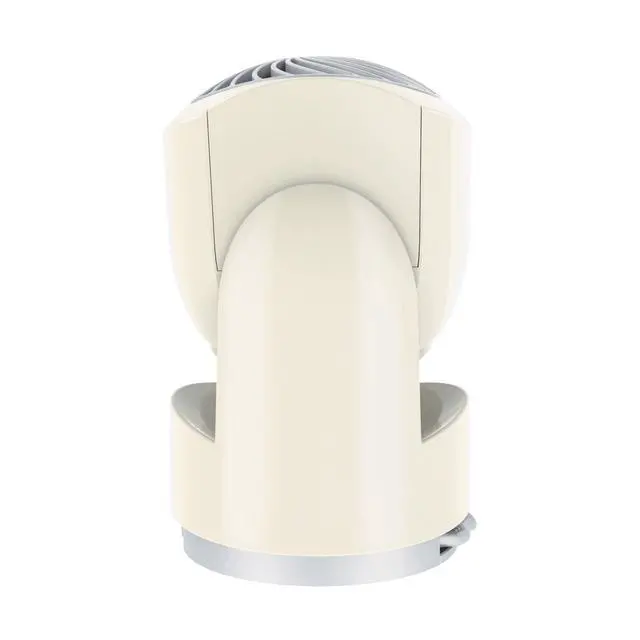 Alt view image 10 of 12 - Flippi V6 Compact Air Circulator Fan, Quiet Portable Travel Fan for Office or Bedroom, Adjustable Head, 2 Speeds, Vintage White