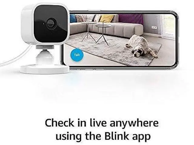 Alt view image 3 of 4 - Mini - Compact indoor plug-in smart security camera, 1080p HD video, night vision, motion detection, two-way audio, easy set up, Works with Alexa 1 camera (White)