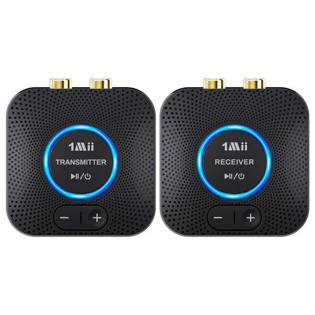 Alt view image 8 of 14 - 2.4GHz Wireless Audio Transmitter Receiver Set (1 TX+1 RX) for TV, 262Ft/80M Long Range 25ms Low Latency with AUX RCA in/Out, Wireless Audio Adapter for TV PC Powered Speaker Amplifier Soundbar