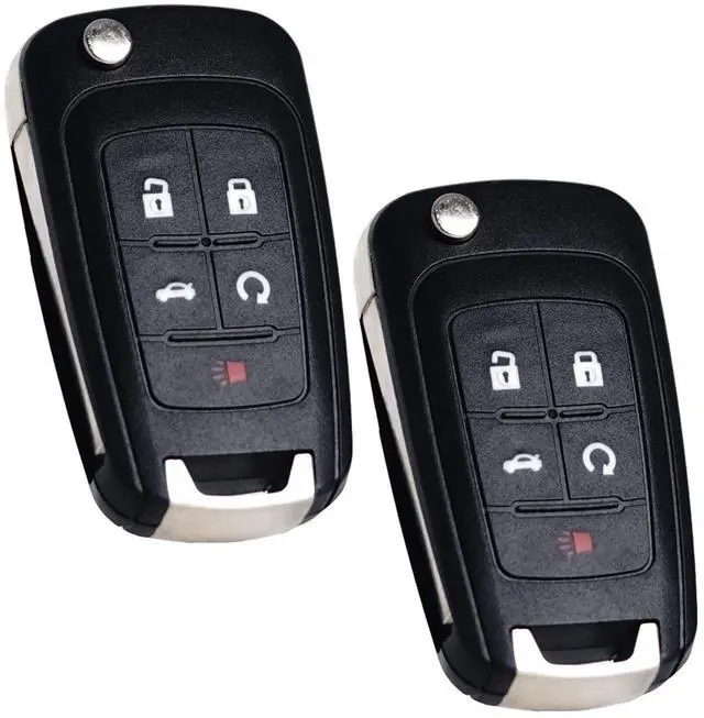 Alt view image 8 of 14 - Key Fob Replacement Fits for Chevy Cruze Equinox Camaro Impala Malibu Sonic Buick Regal Verano Encore Lacrosse GMC Terrain 2010-2021 OHT01060512 Keyless Entry Remote Control 13504199