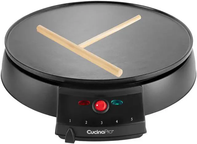 Alt view image 14 of 14 - 12" Griddle & Crepe Maker, Non-Stick Electric Crepe Pan with Batter Spreader & Recipe Guide- Dual Use Hot Plate for Mothers Day Brunch Blintzes, Eggs, Pancakes- Portable, Adjustable Temp Settings