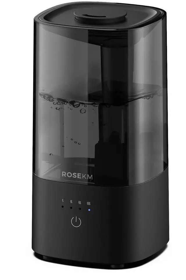 Alt view image 8 of 14 - Humidifiers for Bedroom, 2.0L Cool Mist Humidifier for Home Plant and Baby Nursery, Quiet Ultrasonic Humidifier with 360° Nozzle, Auto Shut-Off, Filterless, Black
