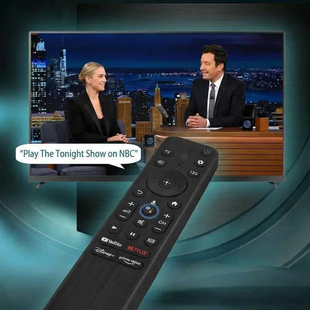 Alt view image 12 of 14 - Voice Remote for Sony Smart TVs,Replacement Control for All 2018 to 2025 Sony Bravia Google 4K UHD LED LCD HD Smart TVs, with 4 Quick Link Buttons