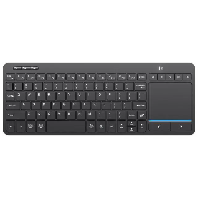 Alt view image 8 of 14 - Multi-Device Wireless Bluetooth Keyboard with Touchpad-Wireless Keyboard with Multi-Touch Big Size Trackpad,Support 3 Devices for PC,Windows, Android, Chrome OS, Laptop, Tablet
