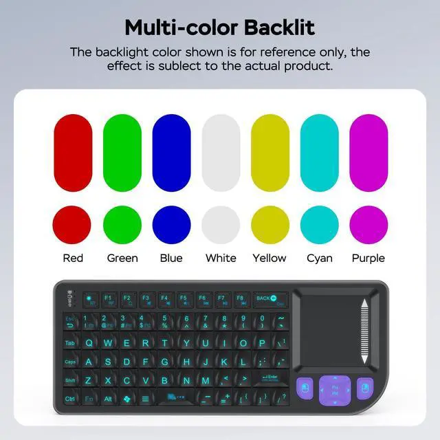 Alt view image 14 of 14 - All-in-One Bluetooth Keyboard with Touchpad Sturdy Aluminum Frame, Rechargeable & Portable Seamless Connectivity for iPad, Mac, PC The Perfect Companion for Smart Home, IT Tech & Field Service.