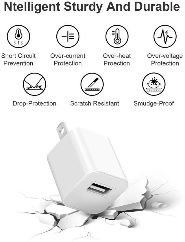 Alt view image 12 of 14 - Fast Charger for Apple Watch Charger, Magnetic iWatch Charger to USB A Cable 3.3FT with USB A Wall Plug Adapter for Apple iWatch Series Ultra/10/9/8/7/6/SE/5/4/3/2 (White)