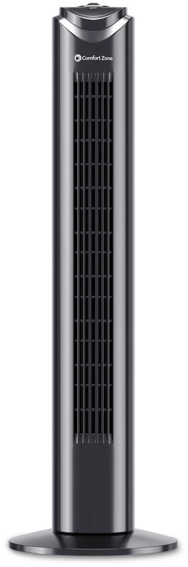 Alt view image 14 of 14 - 32-Inch Oscillating Tower Fan Ultra-Slim Bladeless Design with 3 Speeds, 90° Wide Oscillation & Built-in Carry Handle Quiet Portable Standing Fan for Bedroom, Home, or Office, Black
