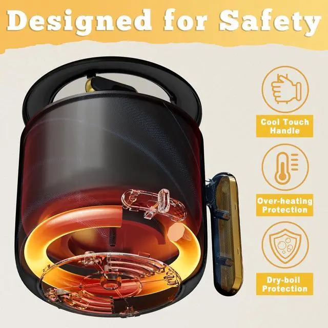 Alt view image 13 of 14 - Hot Pot Electric with Steamer, 1.8L Ramen Cooker, Portable Electric Pot for Cooking, Multifunctional Cooker for Steak, Egg, Soup, Noodle with Power Adjustment, Dorm Room Essential, Black