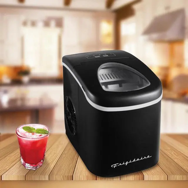 Alt view image 9 of 14 - EFIC128AMZBLK Compact Countertop Ice Maker, 26 lb per Day, Black