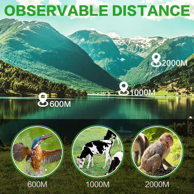 Alt view image 12 of 14 - 40X60 Monocular Telescope, High Power Monocular for Adults with Phone Adapter& Tripod& Hand Strap, Low Night Vision Monocular, Equipped with BAK4 Prism for Bird Watching and Traveling Concert