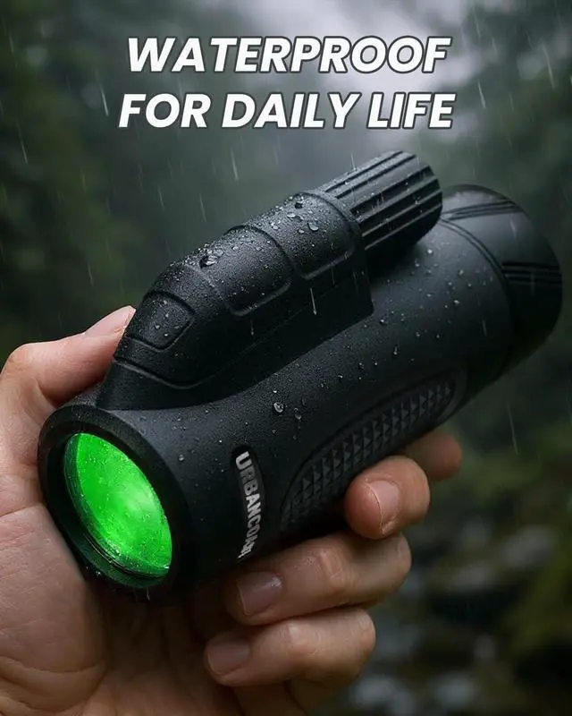 Alt view image 11 of 12 - 8X32 Monocular Telescope for Adults High Powered Waterproof, BAK4 Prism, FMC Lens, Compact Spotting Scope for Bird Watching, Hiking, Travel, Camping & Outdoor Exploration