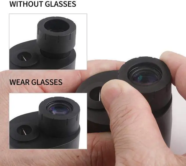 Alt view image 13 of 14 - 8x25 High Definition Monocular Telescope, Close Focus 1 ft, Fully Multi Coated Optical Lens BAK4 Prism, Mens Gift Wide View Monocular for Bird Watching Travel Sports Events