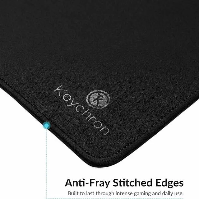 Alt view image 11 of 14 - XL Gaming Mouse Pad Desk Mat, 35.4" × 15.7", Soft Micro-Weave Surface, Non-Slip Rubber Base, Anti-Fray Stitched Edges, Extended Large Mousepad for Gaming & Office Black