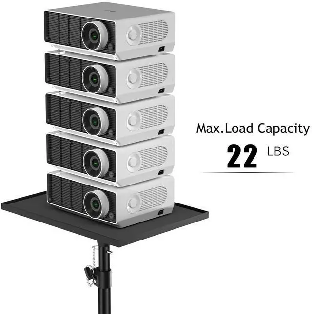 Alt view image 13 of 14 - Projector Stand Tripod - Laptop Tripod Projector Stand Adjustable Height 22 to 47 Inch, Projector Tripod Stand, Tripod for Porjector, Projector Stand for Outdoor Movies