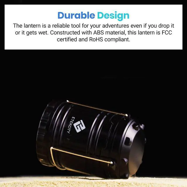 Alt view image 12 of 13 - Lantern Camping Essentials Lights, Led Flashlight for Power Outages, Battery Operated Lamp for Emergencies, Survival Gear, Hurricane Preparedness Items, Water Resistant, 2 Pack, Black