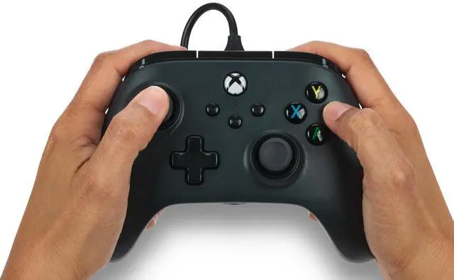 Alt view image 9 of 14 - Wired Controller for Xbox Series X|S - Black, gamepad, wired video game controller, gaming controller, works with Xbox One and Windows 10/11
