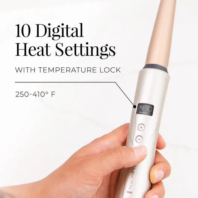 Alt view image 11 of 14 - Shine Therapy Argan Oil & Keratin Infused ½-1 Inch Tapered Curling Wand for Natural Curls, Includes Heat Glove