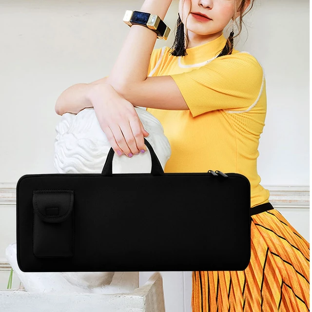 Alt view image 3 of 7 - Keyboard Sleeve for Logitech MK335 Quiet Wireless Keyboard and Mouse Combo | Neoprene Mouse Pouch and Cable Storage Bag,Travel Case for AULA S99 Gaming Keyboard (Bag Only)