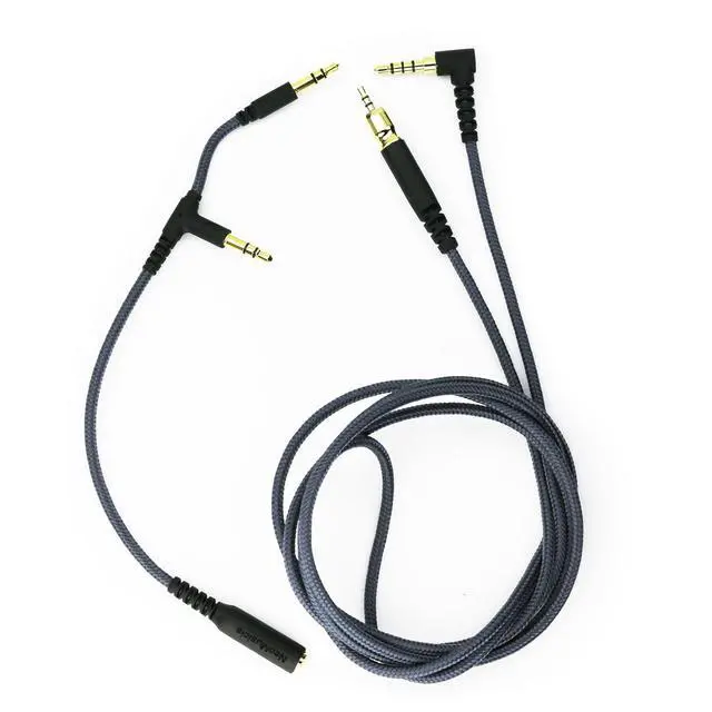 Alt view image 7 of 7 - Replacement Audio Cable Compatible with Sennheiser Game ONE, Game Zero, PC373D, GSP350, GSP600, GSP500 Gaming Headsets 2m/6.6ft