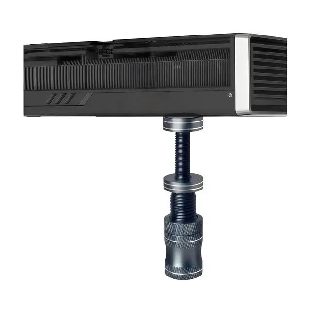 Main image of Graphics Card GPU Support , Height Adjustable GPU Droop Bracket with Magnets and Anti-Slip Plate, Aluminum GPU Bracket to Prevent Graphics Card Droop (26-52 mm) Gray