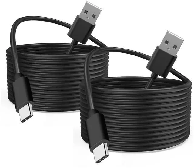 Main image of 2 Pack Long 10FT PS5 Controller USB A to USB Type C Fast Charging for PlayStation 5 PS5 Pro, Xbox Series X/S/Elite Series 2 Charger Cord & More USB C Cable