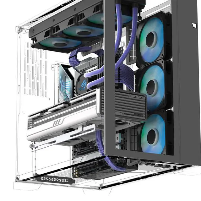 Alt view image 3 of 6 - GPU Support Bracket,Graphics Card Brace Support Adjustable Video Card Holder (White)