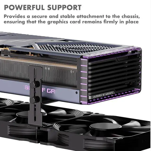Alt view image 5 of 7 - Aluminum Adjustable GPU Support Bracket,GPU Anti Sag Mount