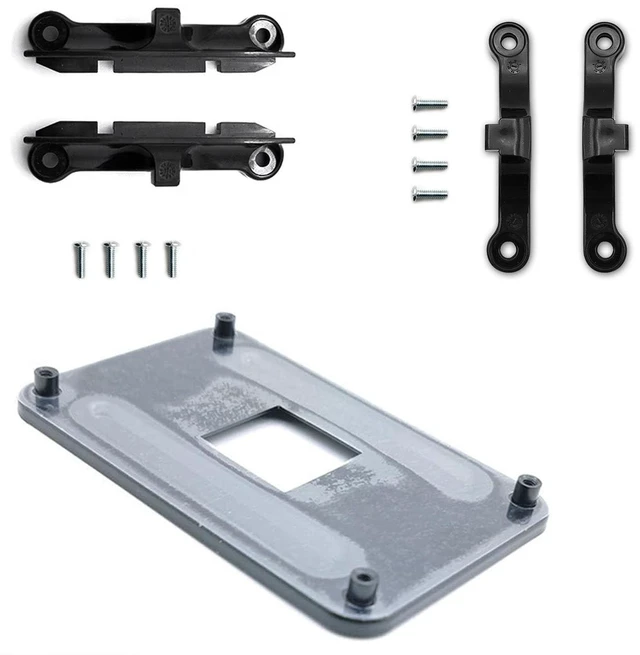 Main image of AM5 AM4 CPU Cooler Mounting Bracket Backplate Standoffs Screws | AM5 AM4 bracket kit backplate standoffs screws secure CPU cooler install durable steel anti-static PC builds upgrades